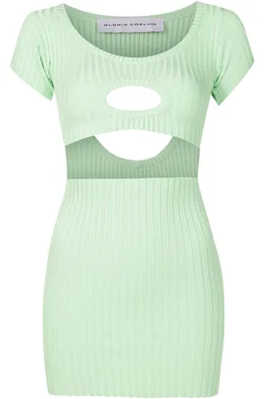 Gloria Coelho Cut-out detail short dress