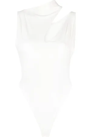 MANURI Cutout jersey bodysuit