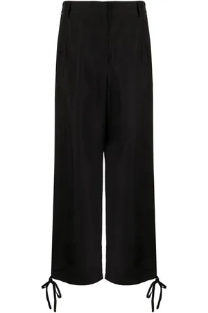 Msgm Tie-cuff cropped trousers