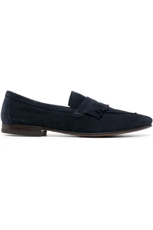 HENDERSON BARACCO Fringe-detail suede loafers