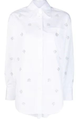 Jacob Cohen Crystal-embellished cotton shirt