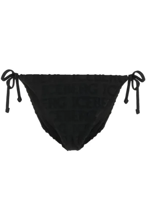 Iceberg Logo-jacquard bikini bottoms