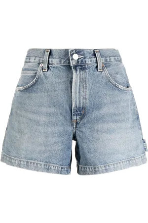 AGOLDE Magda denim short shorts