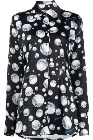 Fiorucci Disco-ball print long-sleeve shirt