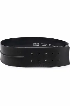 Gianfranco Ferré 1990s push-lock leather belt