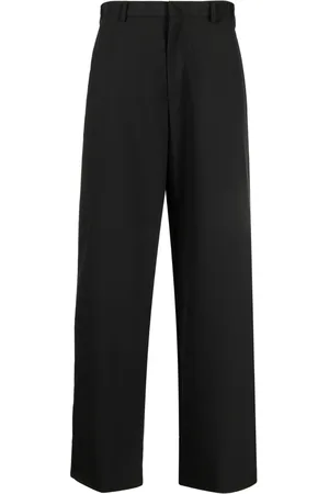Prada Logo-patch wide-leg trousers