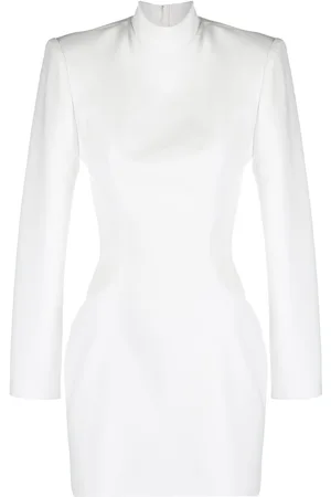 Monot Roll neck cut-out minidress