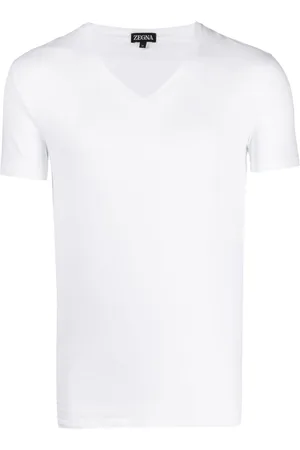 Ermenegildo Zegna V-neck stretch-cotton T-shirt