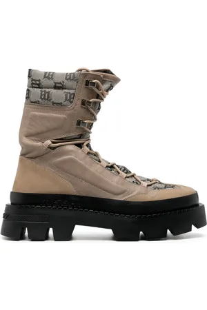 MISBHV Ibiza jacquard-monogram boots