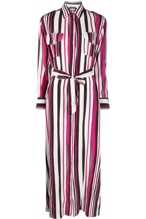 Kiton Striped shirt long dress