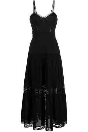 CHARO RUIZ IBIZA Giogia lace-trim maxi dress