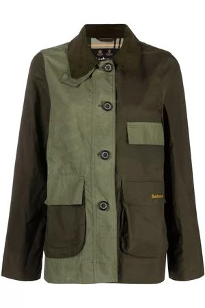 Barbour Ženy Bundy - Panelled button-up jacket