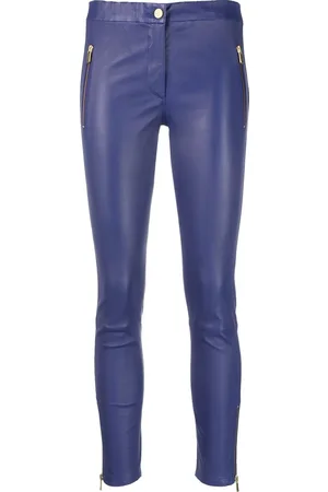 arma leder Cropped leather leggings