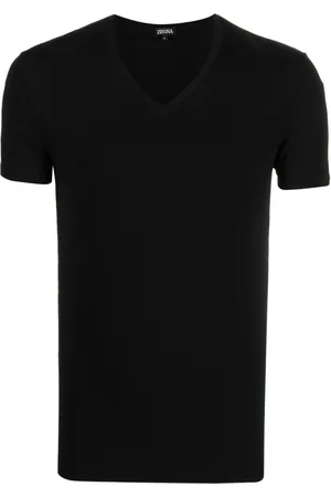 Ermenegildo Zegna V-neck stretch-cotton T-shirt