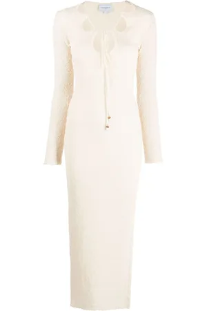 Casablanca Cut-out bouclé dress
