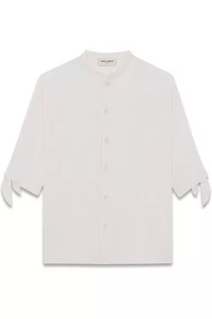 Saint Laurent Muži S krátkým rukávem - Short-sleeve cotton shirt