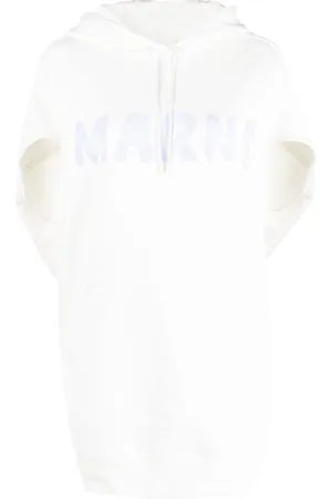 Marni Logo-print short-sleeve hoodie