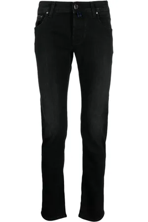 Jacob Cohen Contrasting-pocket skinny trousers