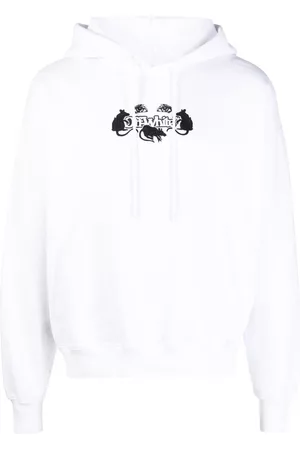 OFF-WHITE Muži Mikiny s kapucí - Cat Skate hoodie