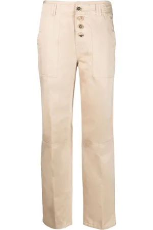 SEMICOUTURE Button-fly straight-leg trousers