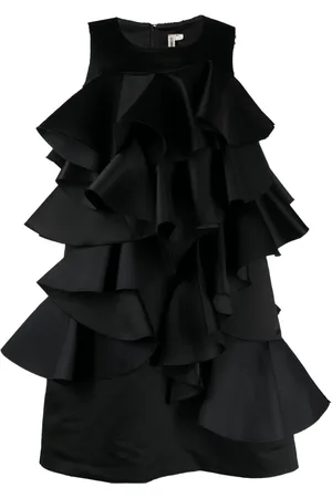 Comme des Garçons Ruffled cotton dress