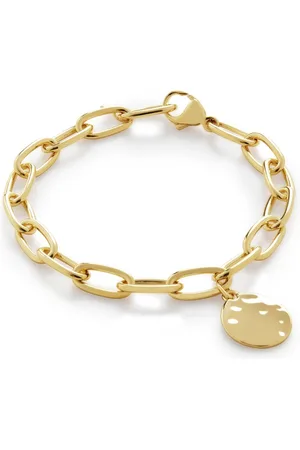 Monica Vinader ID chain-link charm bracelet