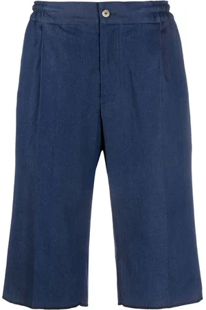 Kiton Elasticated denim shorts