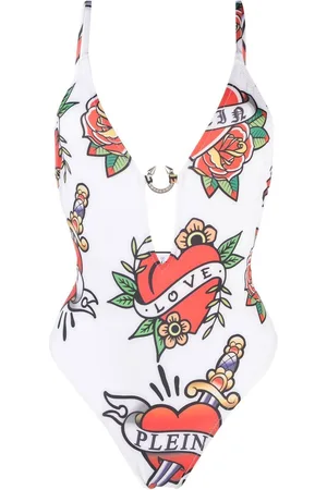 Philipp Plein Graphic-print swimsuit