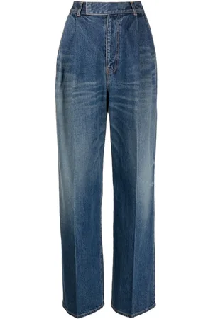 UNDERCOVER High-waist straight-leg jeans