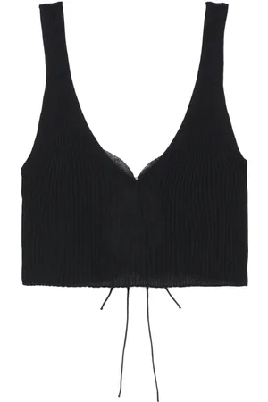 Cecilie Bahnsen Ribbed crop top