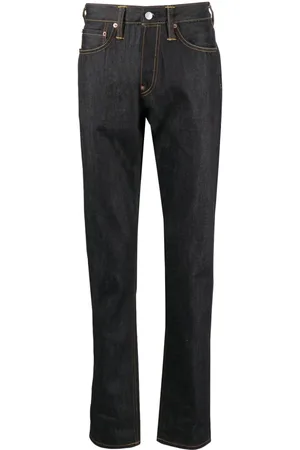 Evisu Cotton slim-fit jeans