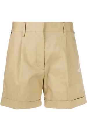 OFF-WHITE High waisted cotton shorts