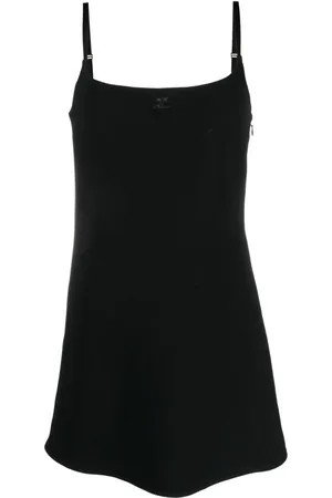 Courrèges Sleeveless square-neck minidress