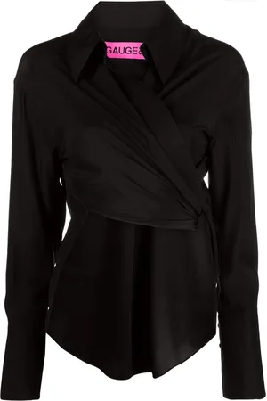 GAUGE81 Sabinas silk wrap shirt