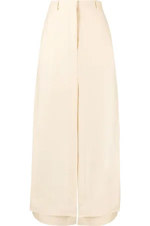 Lanvin A-line slit maxi skirt