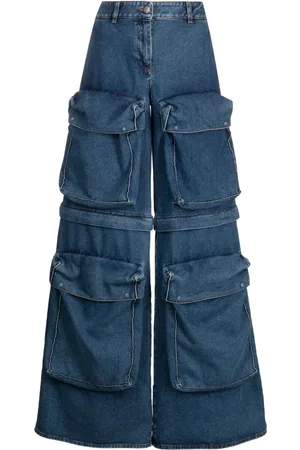 GIUSEPPE DI MORABITO Detachable-legs wide-leg jeans
