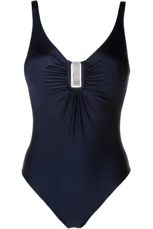 Lygia & Nanny Mirassol gathered-detail swimsuit