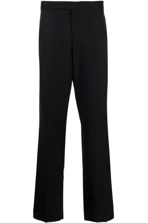 LARDINI High-waisted wool trousers