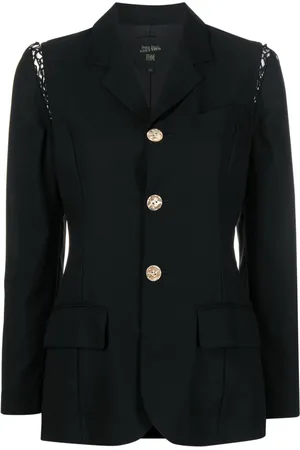 Jean Paul Gaultier 1990s crochet patchwork blazer