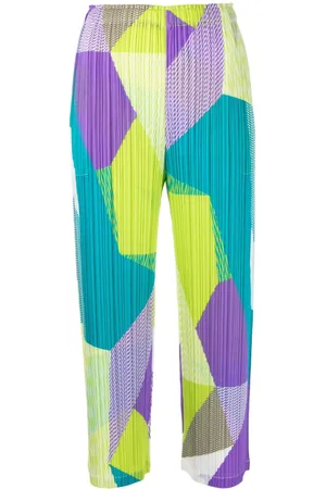 PLEATS PLEASE ISSEY MIYAKE Plissé cropped trousers