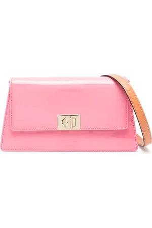 Furla Zoe patent crossbody bag