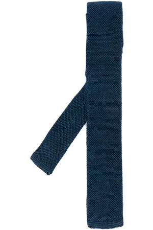 N.PEAL Birdseye knitted tie
