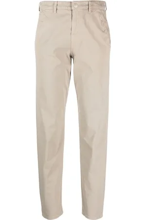 Emporio Armani Logo-print straight-leg trousers