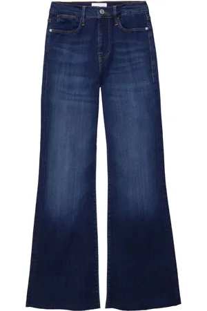 Frame Wide-leg cotton jeans