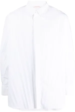 VALENTINO GARAVANI Pleated long-sleeve shirt