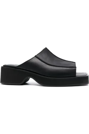 ECKHAUS LATTA Block heel leather sandals