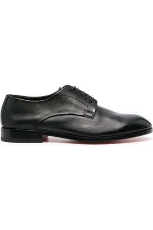 santoni Leather Derby shoes