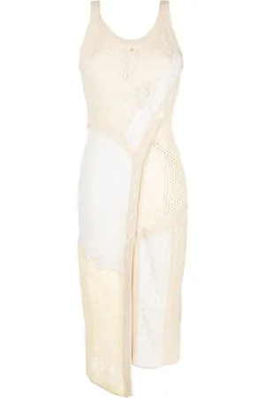 Marine Serre Regenerated crochet midi dress