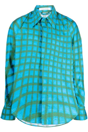 Bianca Saunders Abstract-print cotton shirt