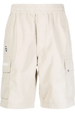 A Bathing Ape Logo-appliqué cargo shorts
